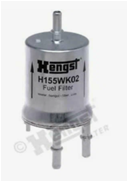 Фильтр топливный Hengst H155WK02 (WK 69/2) VW Polo, Jetta, Golf; Skoda Octavia, Fabia